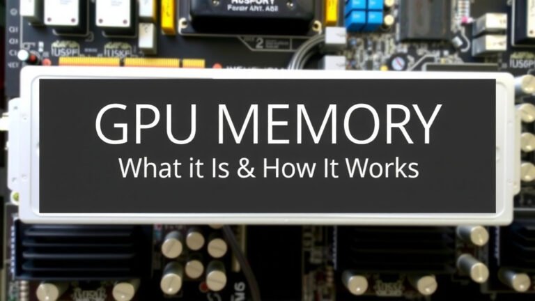 GPU Memory Explained: What It Is & How It Works