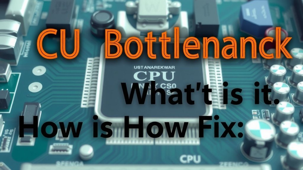 CPU Bottleneck Explained: What It Is and How to Fix It
