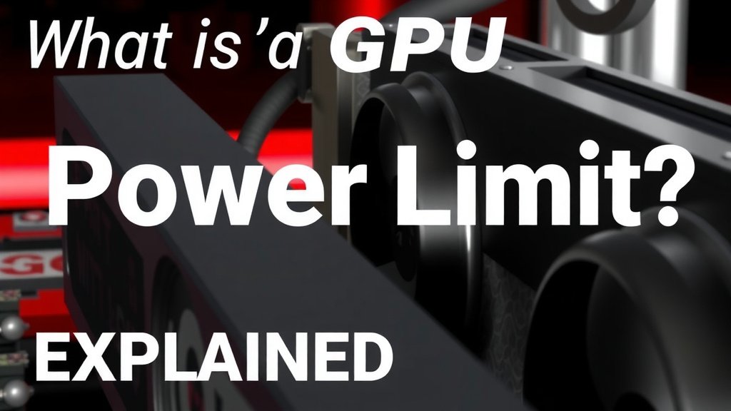 What is a GPU Power Limit Explained