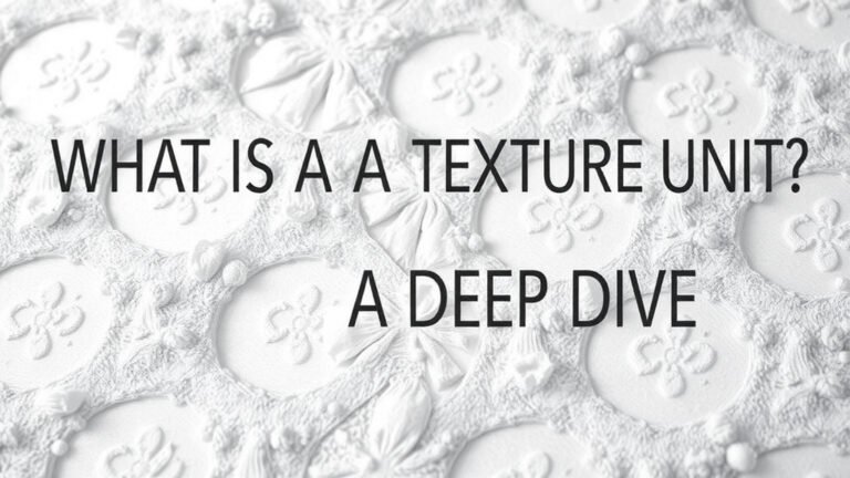 What is a Texture Unit? A Deep Dive