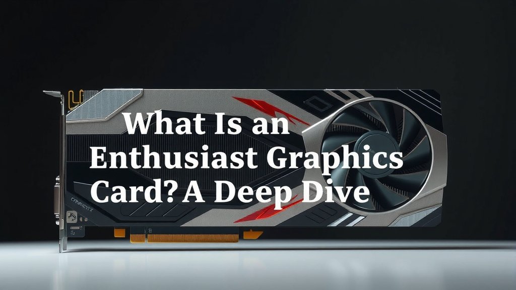 What Is an Enthusiast Graphics Card? A Deep Dive