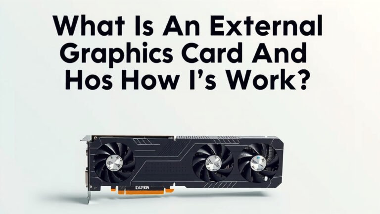 What Is An External Graphics Card and How Does It Work