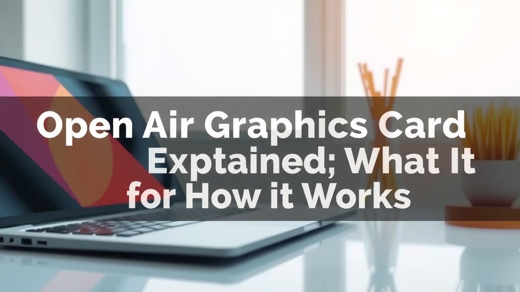 Open Air Graphics Card Explained: What It Is and How It Works
