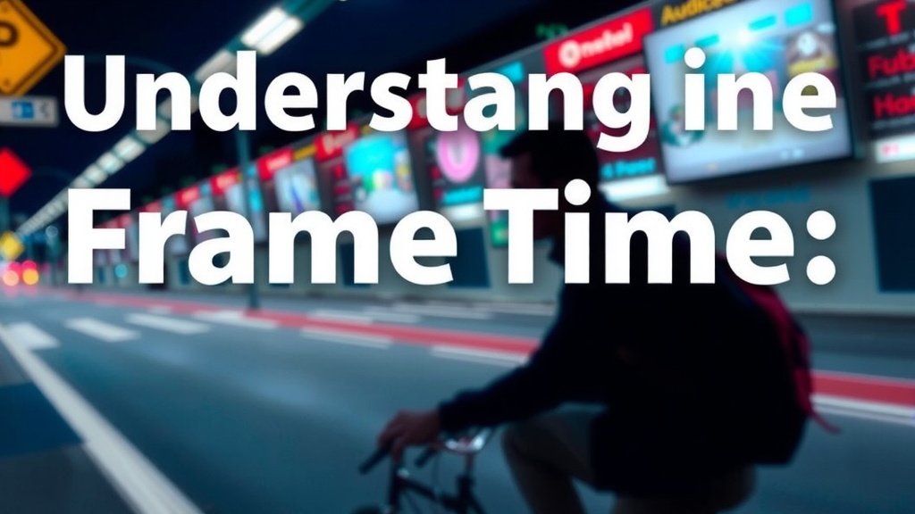 Understanding Frame Time: Your Guide to Smoother Gameplay