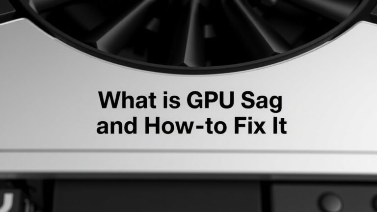 What is GPU Sag and How to Fix It