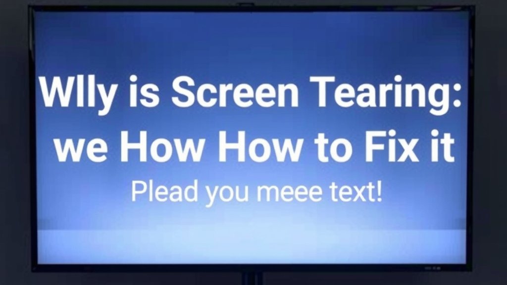 What is Screen Tearing and How to Fix It