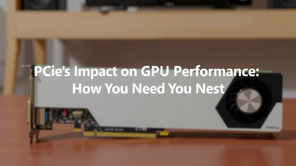 PCIe's Impact on GPU Performance: What You Need to Know