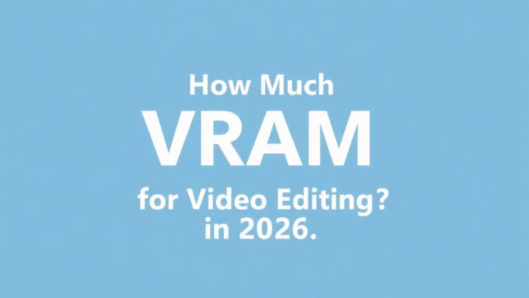 How Much VRAM for Video Editing in 2026