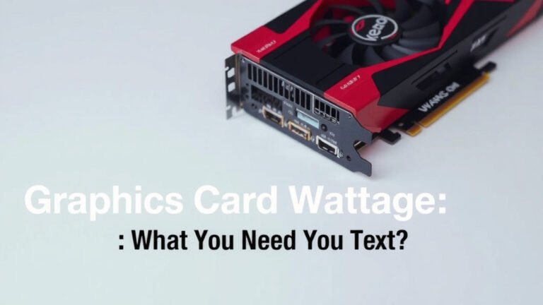 Graphics Card Wattage Explained: What You Need to Know