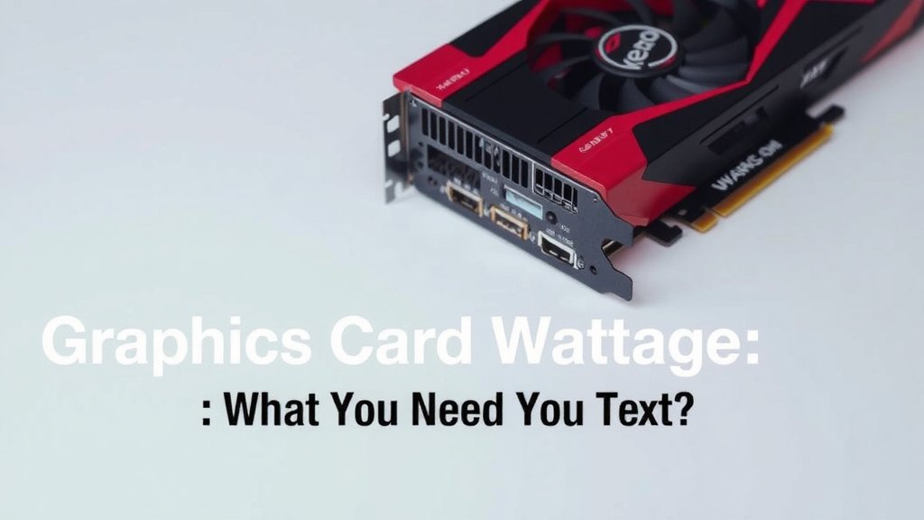 Graphics Card Wattage Explained: What You Need to Know