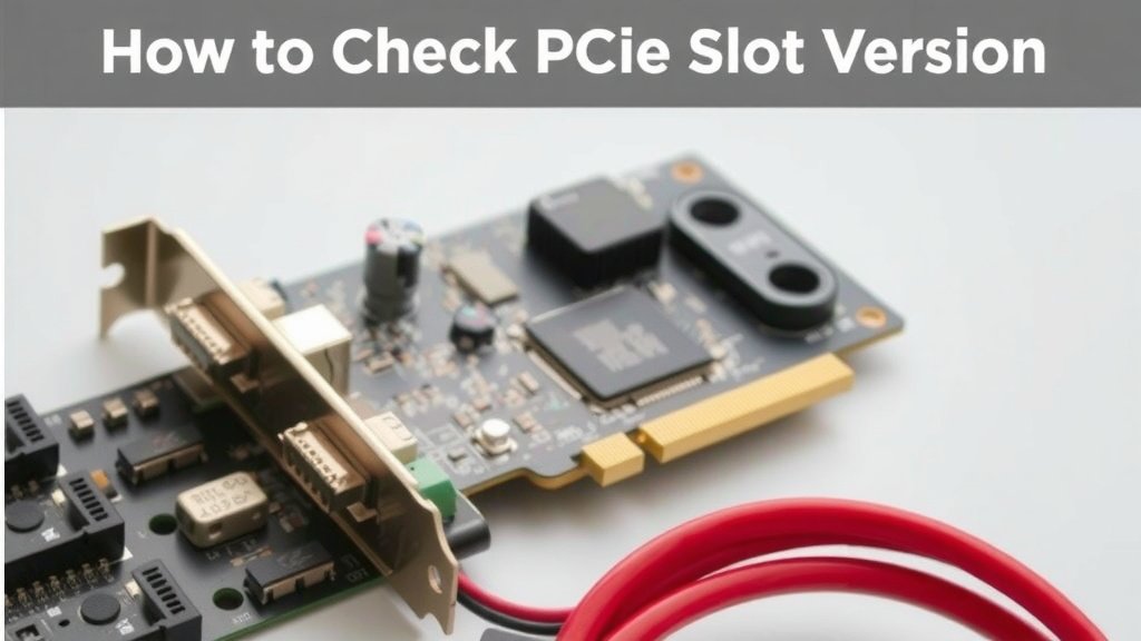 Finding Out Your PCIe Slot Version