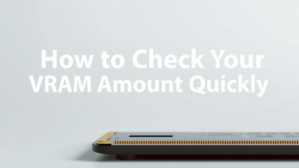 How to Check Your VRAM Amount Quickly