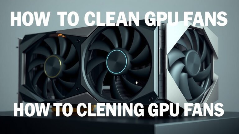 How to Clean GPU Fans for Peak Performance