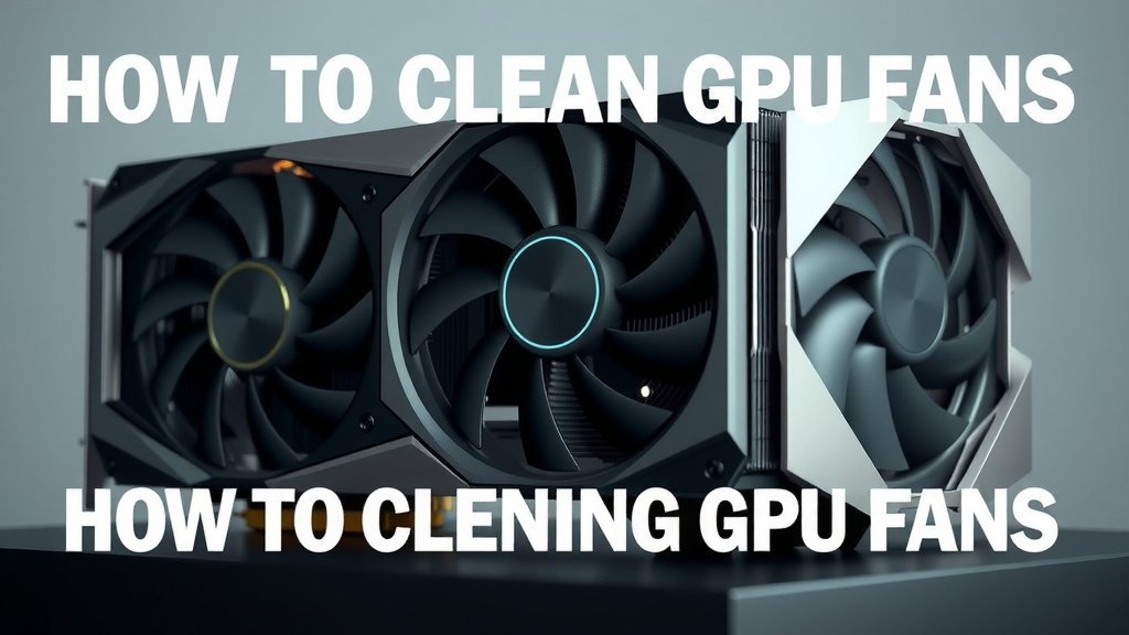 How to Clean GPU Fans for Peak Performance