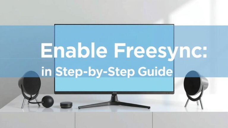 Enable FreeSync: A Step-by-Step Guide