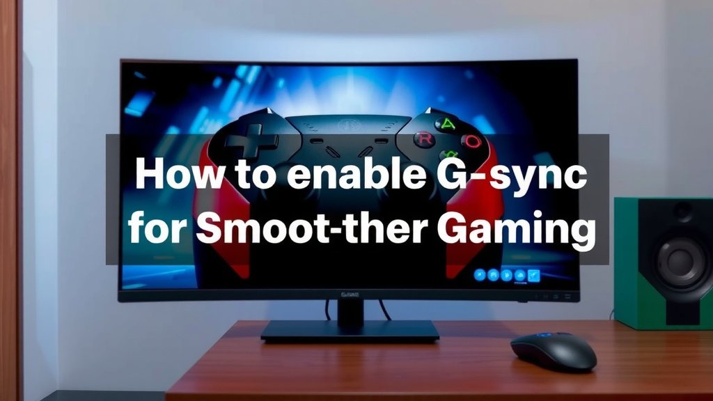 How to Enable G-Sync for Smoother Gaming
