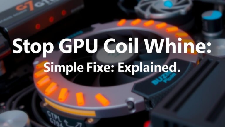 Stop GPU Coil Whine: Simple Fixes Explained