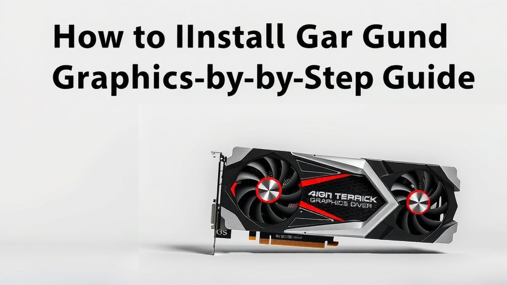 Install Graphics Card Drivers: A Step-by-Step Guide