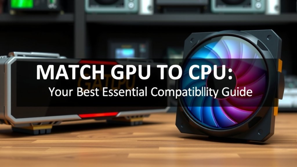 Match GPU to CPU: Your Essential Compatibility Guide