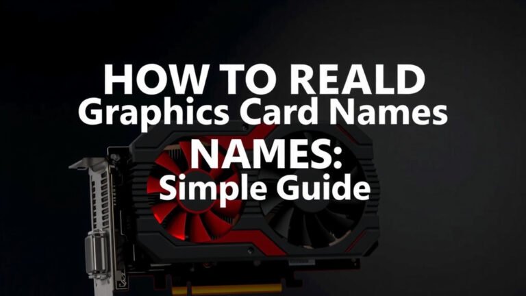 Decoding Graphics Card Names: A Simple Guide