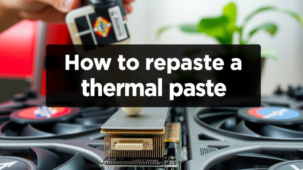 Refreshing Your Graphics Card's Thermal Paste