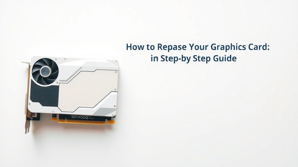 How to Repaste Your Graphics Card: A Step-by-Step Guide