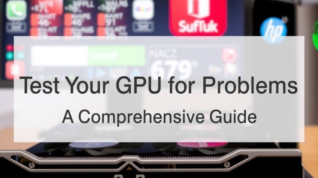 Test Your GPU for Problems: A Comprehensive Guide