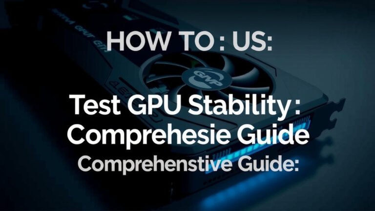 Test GPU Stability: A Comprehensive Guide