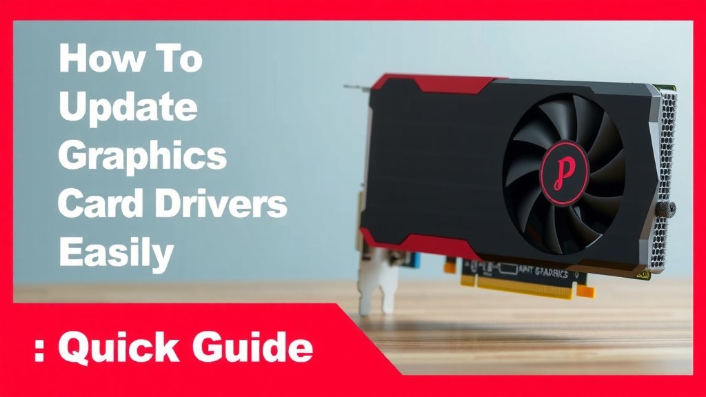 Update Graphics Card Drivers Easily: A Quick Guide