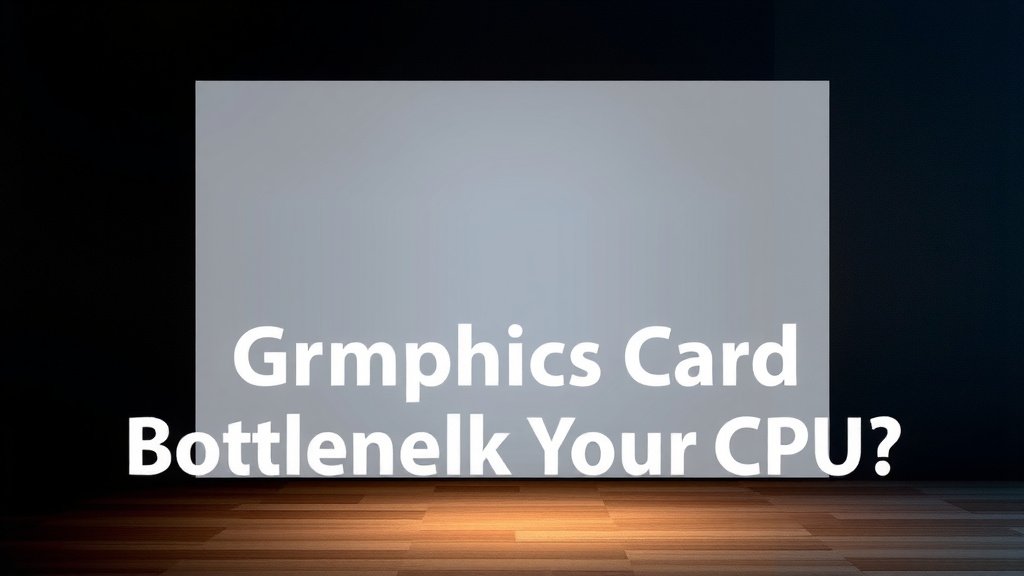 Can Your Graphics Card Bottleneck Your CPU?