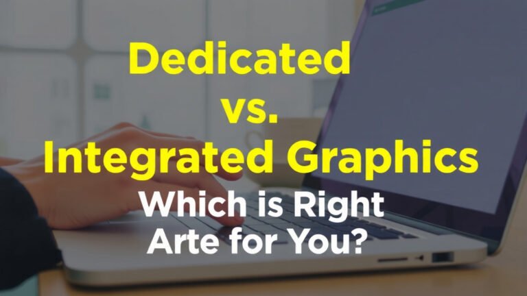 Dedicated vs Integrated Graphics: Which Is Right for You