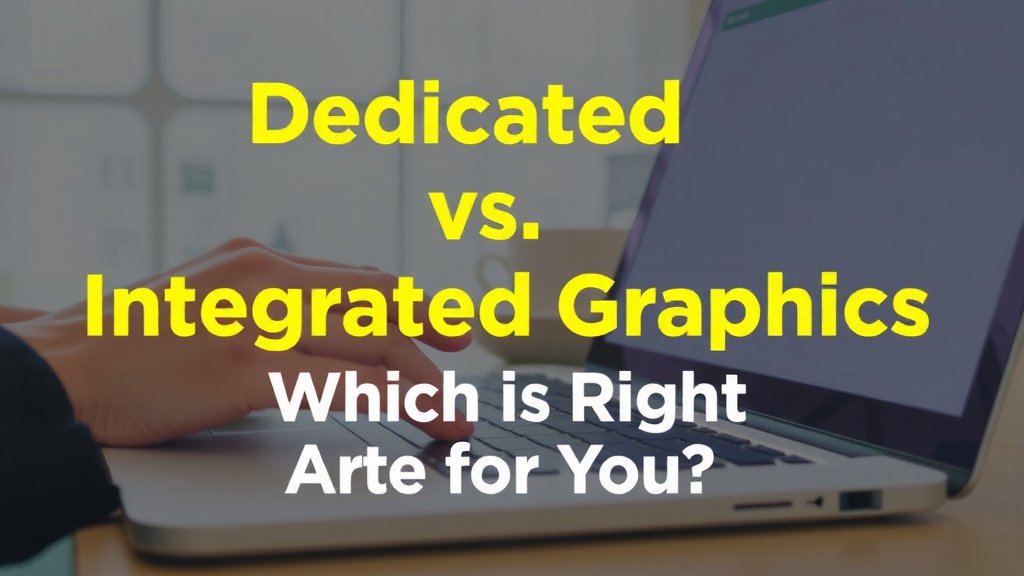 Dedicated vs Integrated Graphics: Which Is Right for You