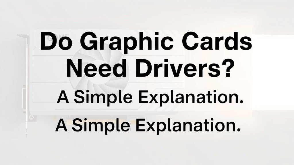Do Graphics Cards Need Drivers? A Simple Explanation