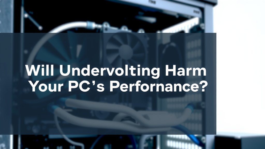 Will Undervolting Harm Your PC's Performance?