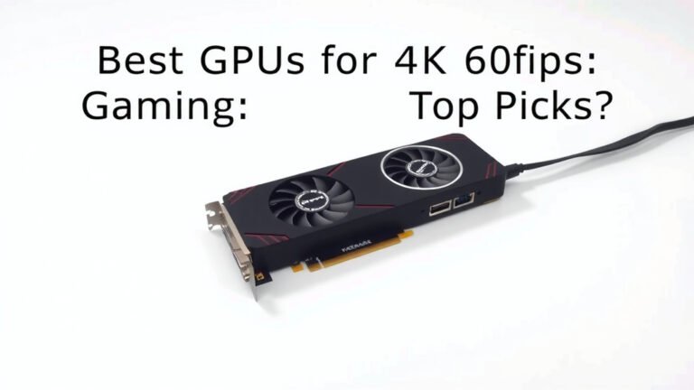 Best GPUs for 4K 60fps Gaming: Top Picks