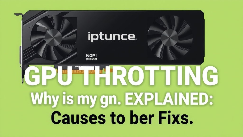 GPU Throttling Explained: Causes and Fixes