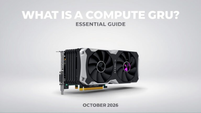What is a Compute GPU: Essential Guide October 2026
