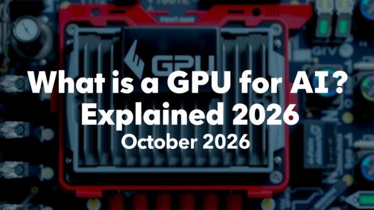 What is a GPU for AI Explained October 2026