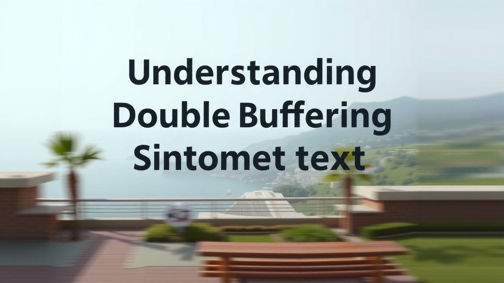 Understanding Double Buffering for Smoother Graphics